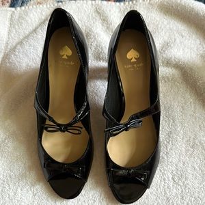 Kate Spade Patent bowtie heel